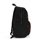 Creepy Demon Face Backpack — Spooky Monster Eyes & Grin School Bag