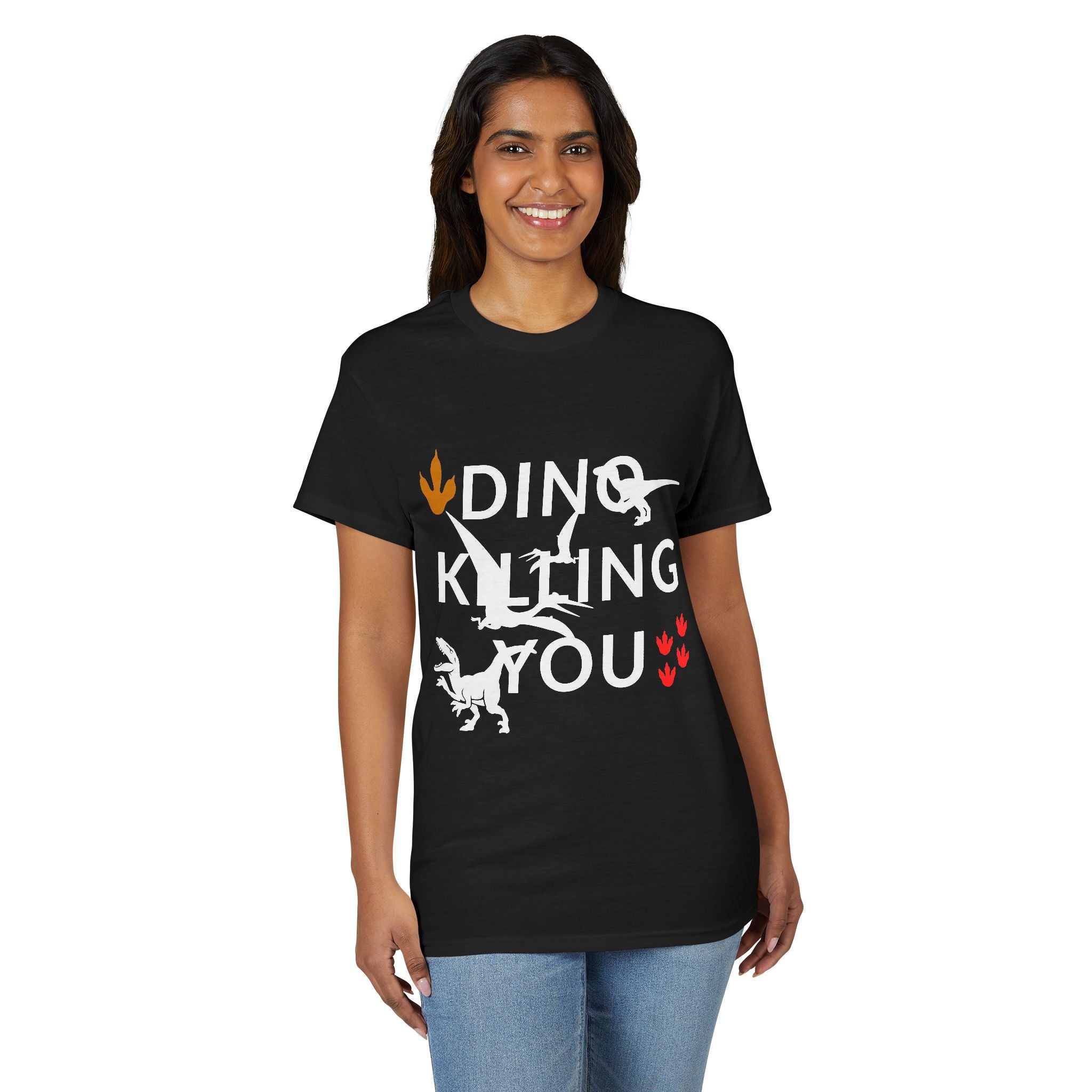 Dino Kissing You T-Shirt — Cute Dinosaur Graphic Tee