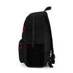 Creepy Demon Face Backpack — Spooky Monster Eyes & Grin School Bag