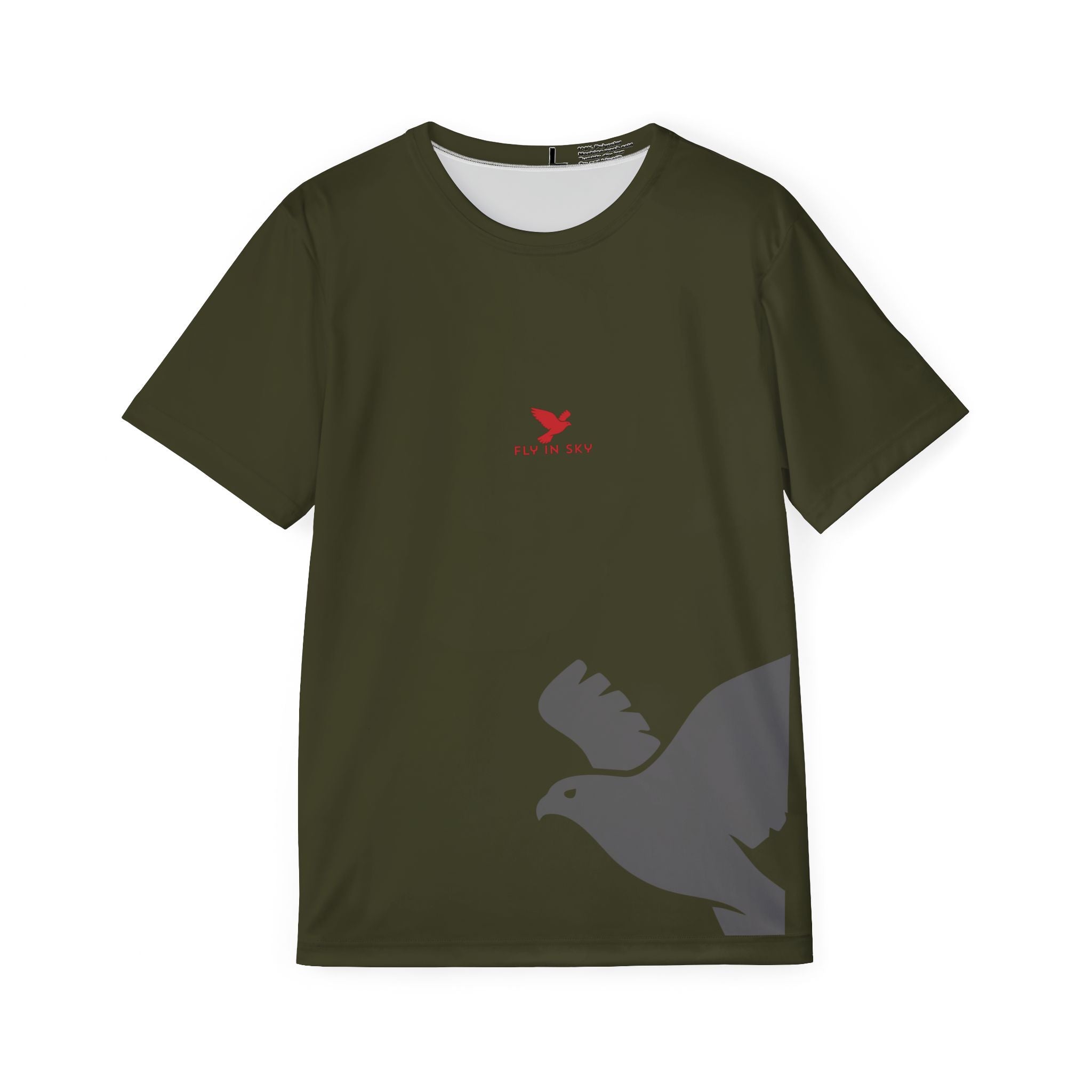 Men's Sports Jersey — 'Play the Sky' Dove Graphic Athletic Tee