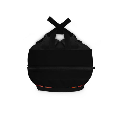 Creepy Demon Face Backpack — Spooky Monster Eyes & Grin School Bag