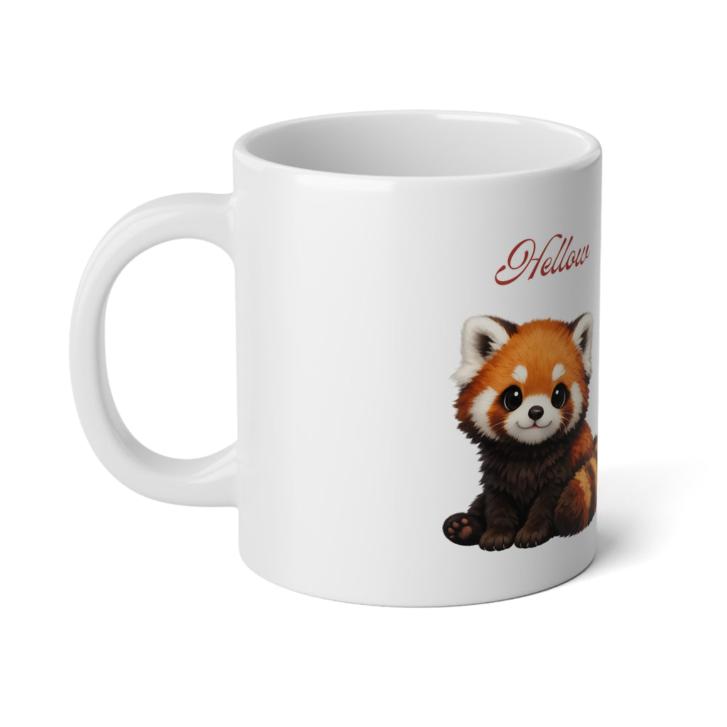 Red Panda Jumbo Mug 20oz — Cute Red Panda Coffee Cup
