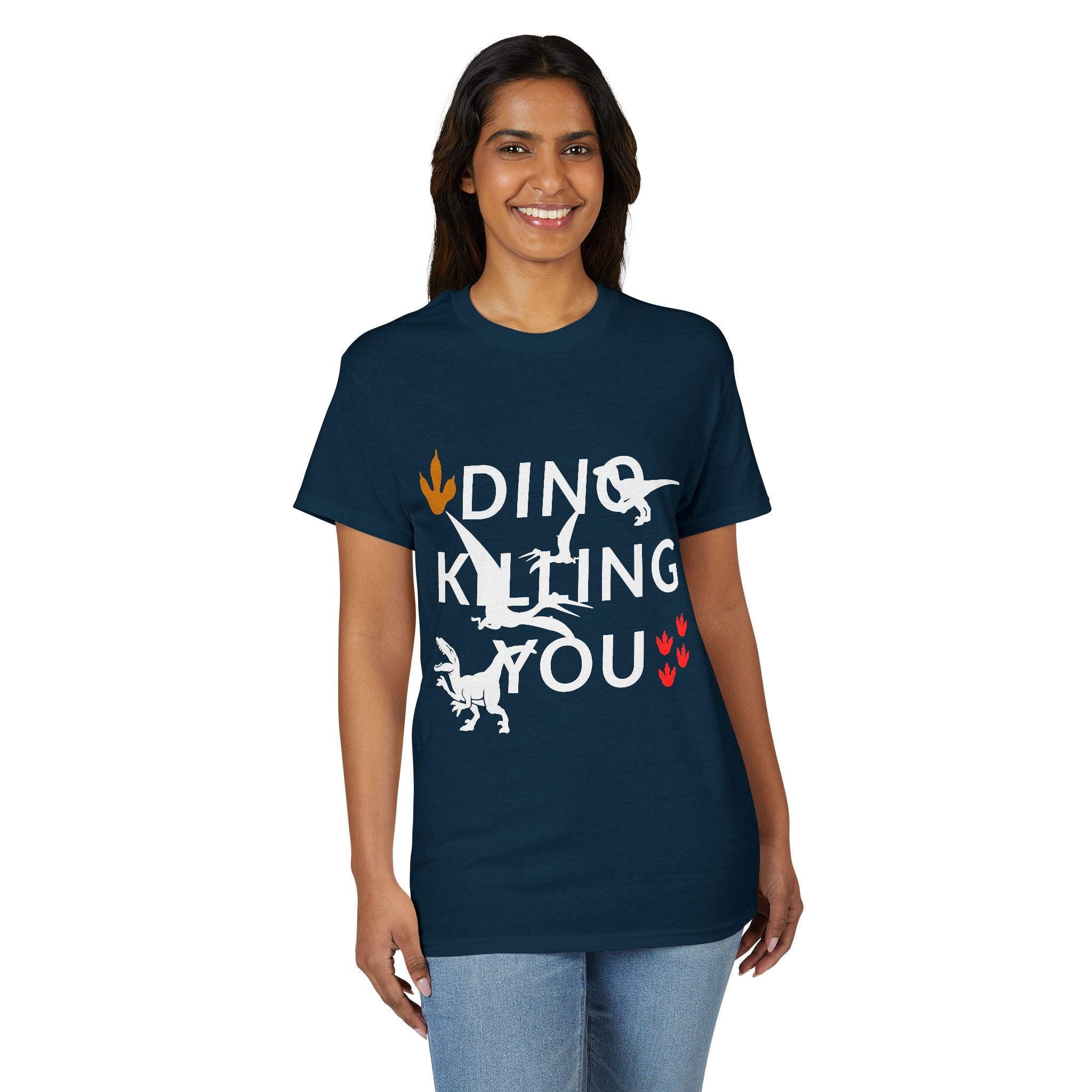 Dino Kissing You T-Shirt — Cute Dinosaur Graphic Tee