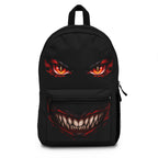 Creepy Demon Face Backpack — Spooky Monster Eyes & Grin School Bag