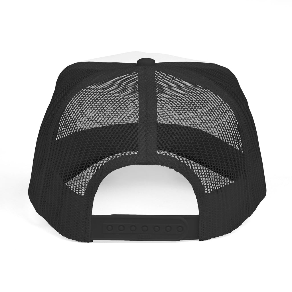 Reversed 'trust' Trucker Cap - Vintage Bold Logo Mesh Hat