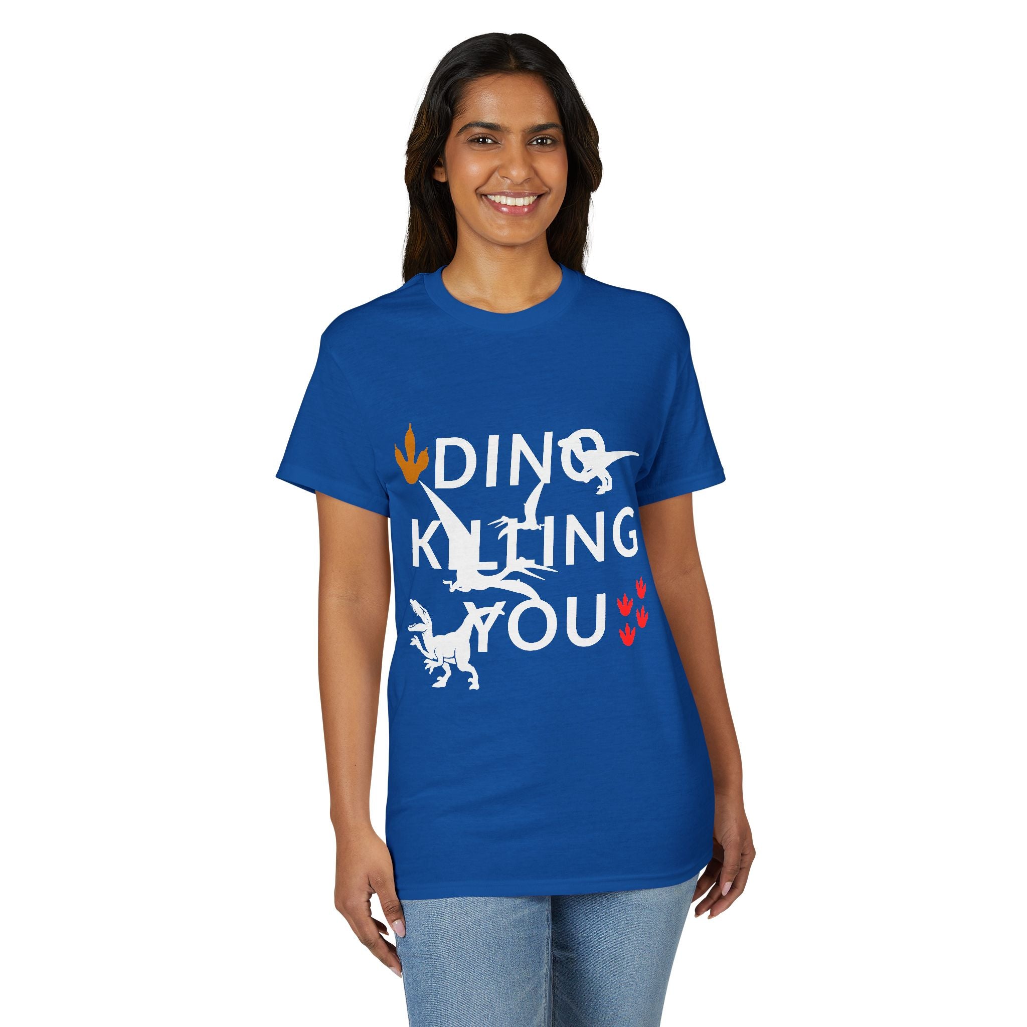 Dino Kissing You T-Shirt — Cute Dinosaur Graphic Tee